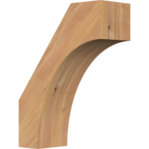 Ekena Millwork 5 1/2"W x 14"D x 18"H Westlake Smooth Knee Brace, Western Red Cedar BRC06X14X18WTL00SWR - main